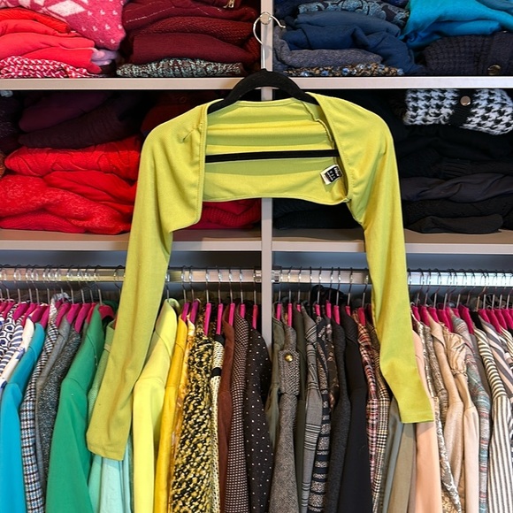 SHEIN green long sleeve shrug top size M - Picture 1 of 3